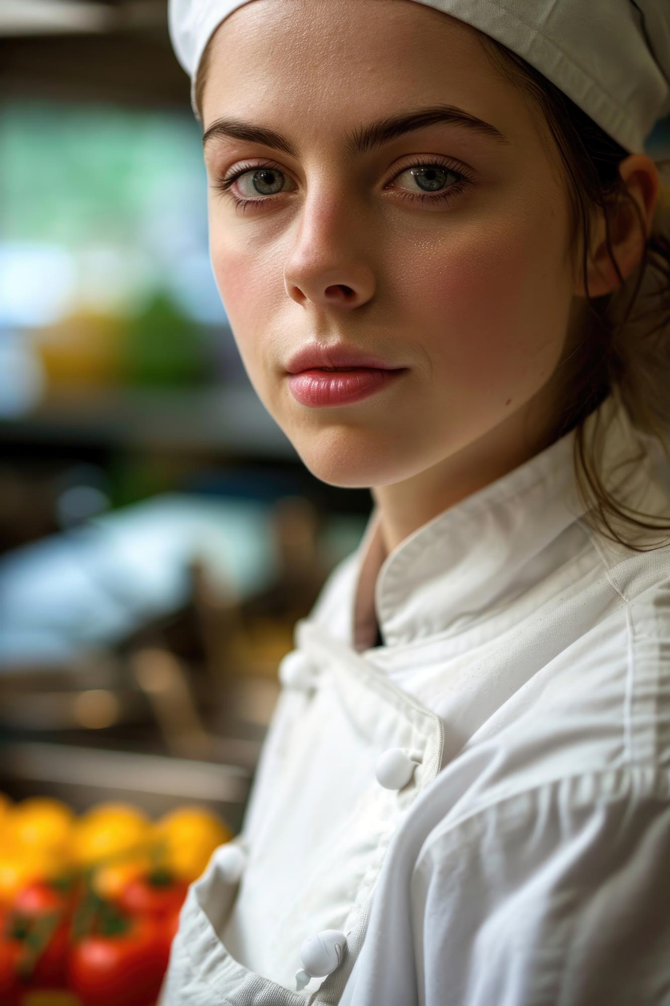 Anna, head chef portrait
